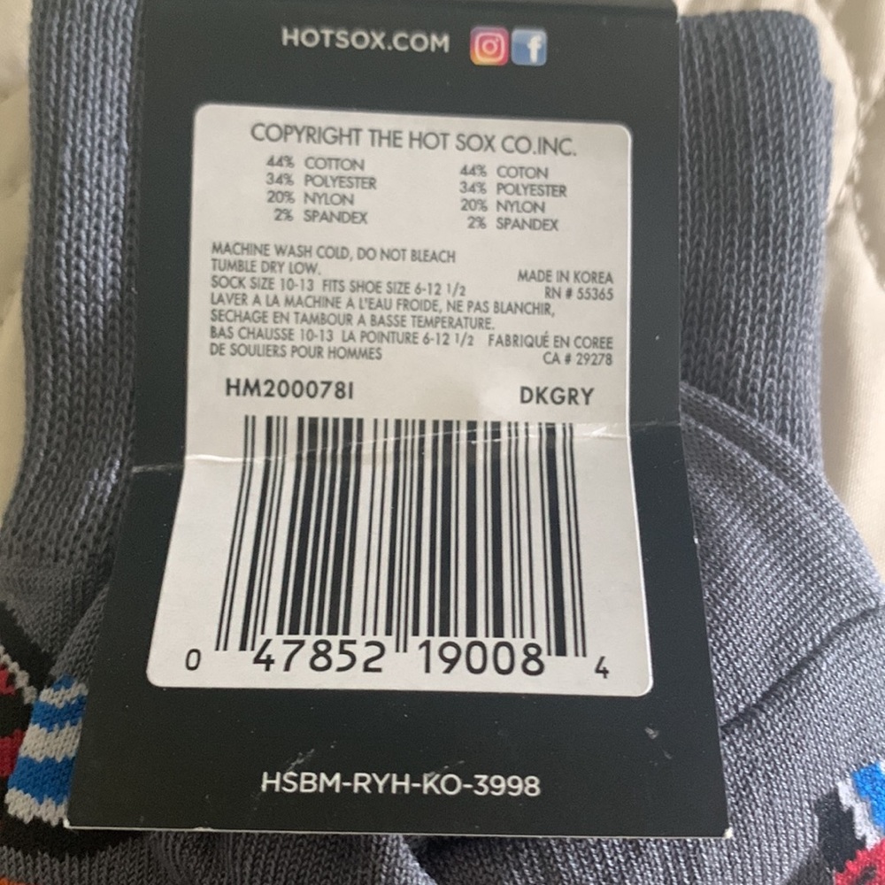 Hot Sox Dartboard socks NWT - Picture 4 of 4
